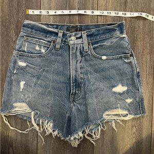 Abercrombie curve love denim shorts
